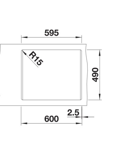 Plautuvė BLANCO PLEON 6 Juoda | 525953