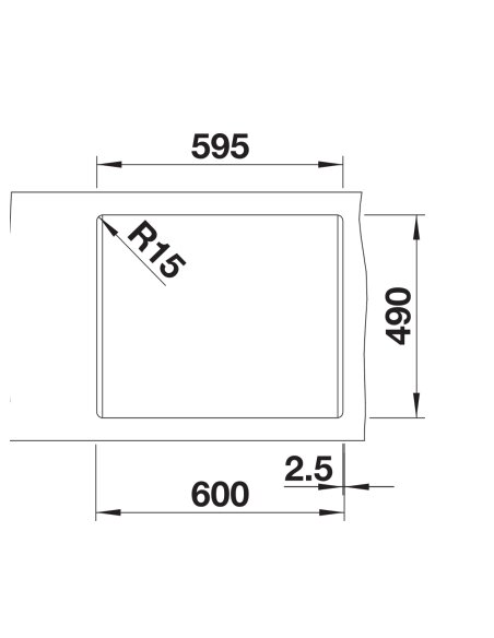Plautuvė BLANCO PLEON 6 Juoda | 525953