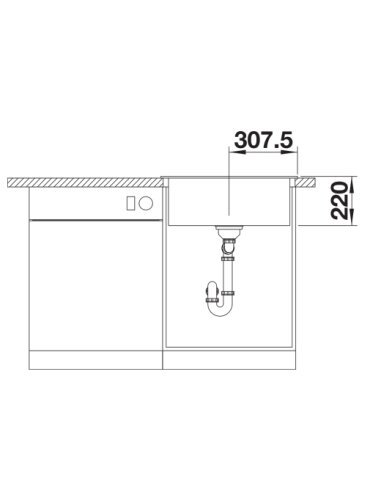 Plautuvė BLANCO PLEON 6 Juoda | 525953