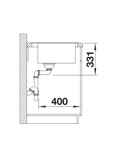 Plautuvė BLANCO PLEON 6 Juoda | 525953