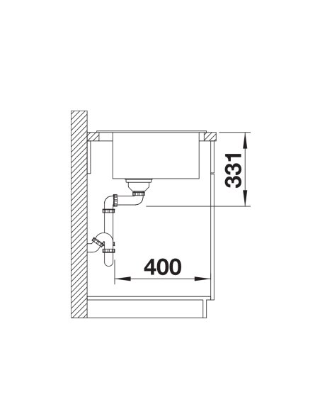 Plautuvė BLANCO PLEON 6 Juoda | 525953