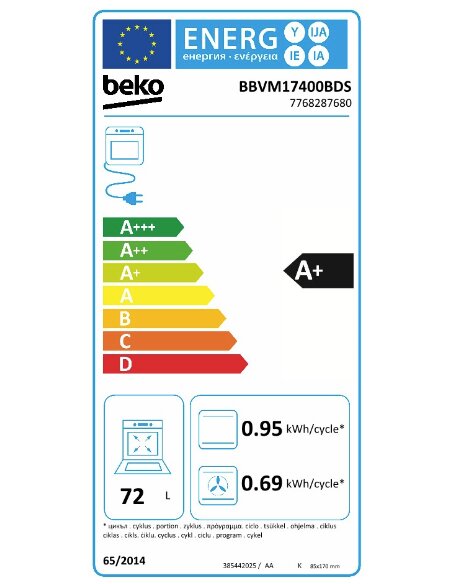 Orkaitė BEKO BBVM17400B