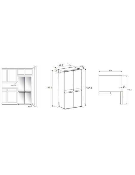 Šaldytuvas Whirlpool WQ9 U3L EF