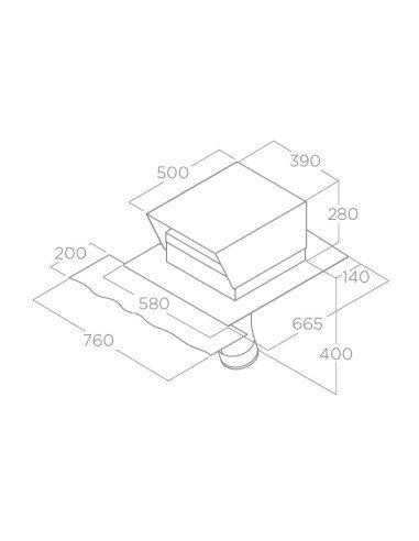 GME external motor for INCLINED ROOF