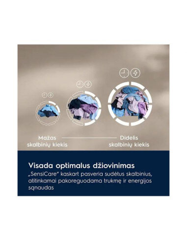 Džiovyklė su šilumos siurbliu Electrolux EW7D283VE