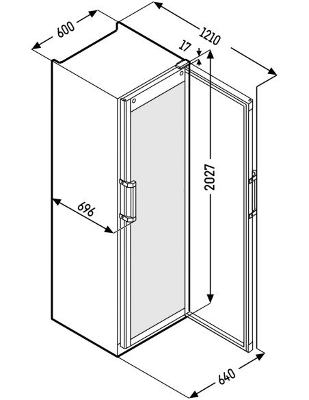 Vitrina LIEBHERR FKDv 4523 001