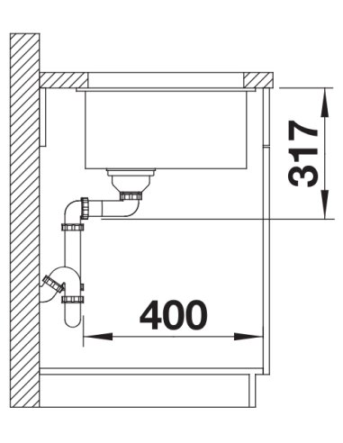 Plautuvė BLANCO Etagon 500-U...