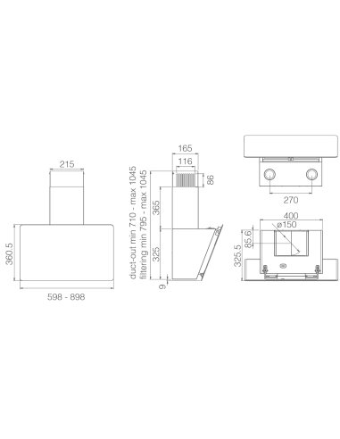 Gartraukis ELICA SHIRE BL/A/90