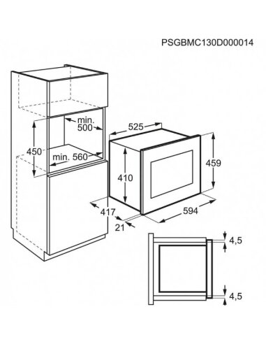 Mikrobangų krosnelė Electrolux...