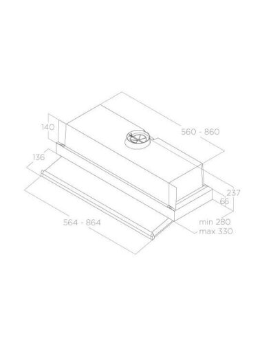 Gartraukis ELICA CIAK 2.0 S GR/A/60