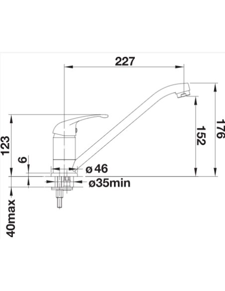 Maišytuvas BLANCO DARAS Antracito | 517721