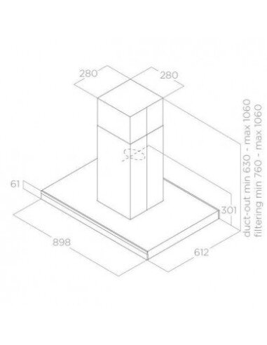 Gartraukis ELICA ADÉLE IS BL MAT/A/90...