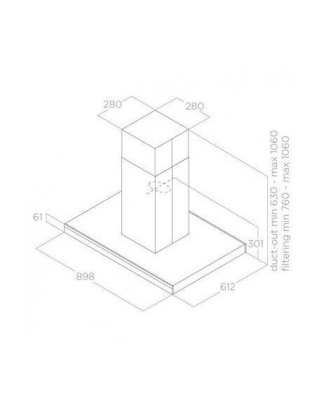 Gartraukis ELICA ADÉLE IS BL MAT/A/90 X 60 GFB
