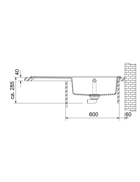 Plautuvė Franke Mythos MTG 611-100 | 114.0476.995