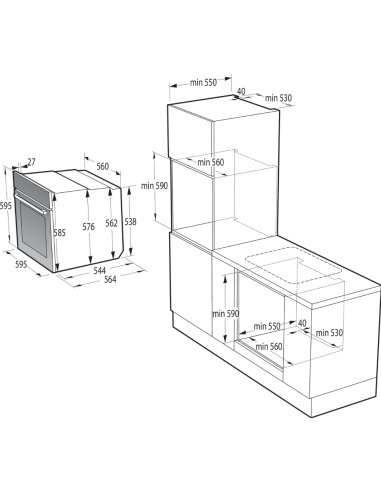 Orkaitė GORENJE BPS6737E07B
