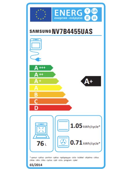 Orkaitė SAMSUNG NV7B4455UAS/U3