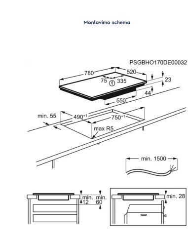 Kaitlentė ELECTROLUX EIS8648