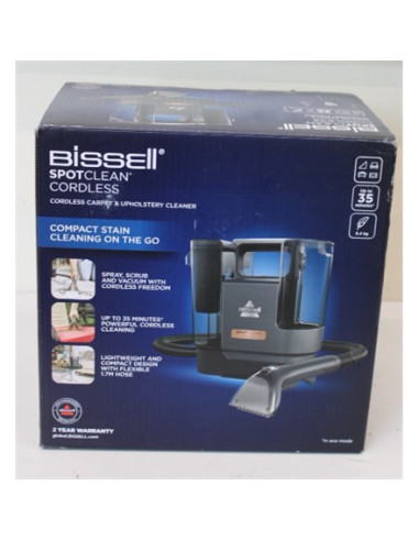 SALE OUT. | Bissell SpotClean EU, Carpet and Upholstery Cleaner | 3681N | Cordless operating | Washing function | 25.9 V | Opera