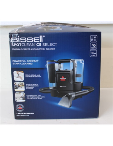 SALE OUT. | Bissell SpotClean C5 Select Portable Carpet and Upholstery Cleaner | 3928N | Corded operating | Handheld | Washing f