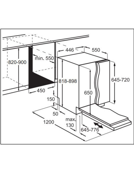 Indaplovė ELECTROLUX KEGB3410L
