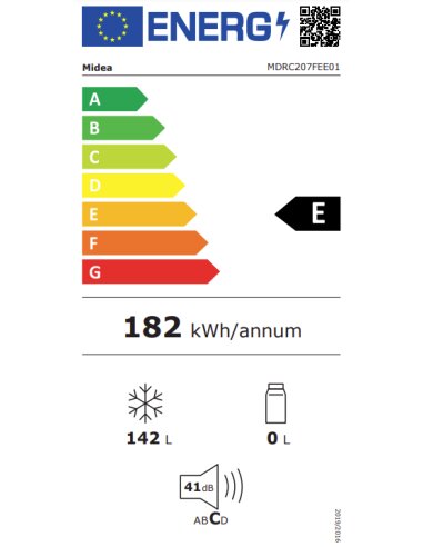 Šaldymo dėžė Midea MDRC207FEE01, 85 cm