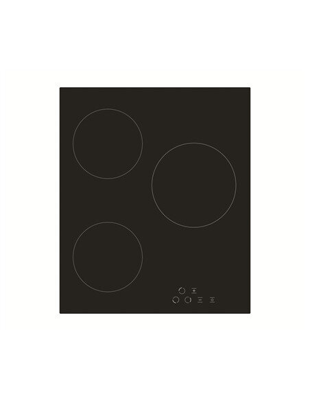 Simfer | Hob | H4.030.DECSP | Vitroceramic | Number of burners/cooking zones 3 | Touch | Black