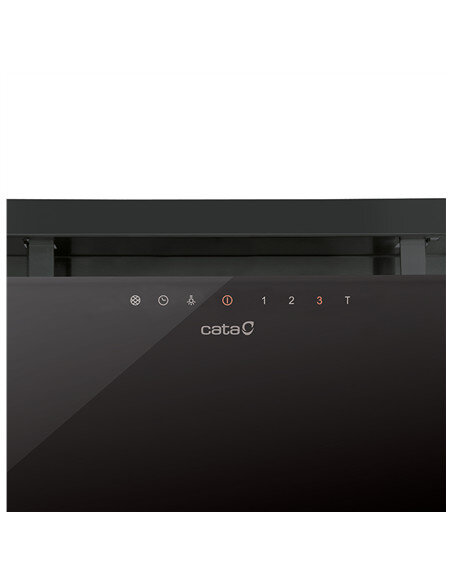 CATA | Hood | GC DUAL A 45 XGBK | Canopy | Energy efficiency class A | Width 45 cm | 820 m³/h | Touch control | LED | Black glas
