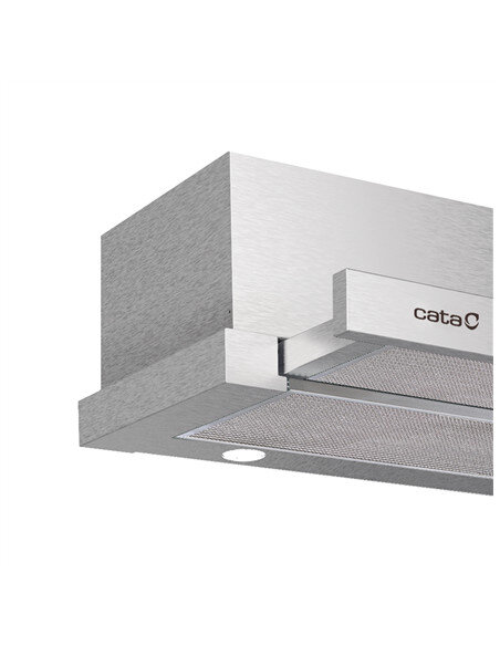 CATA Hood | EXTENDER 600 | Telescopic | Energy efficiency class C | Width 60 cm | 390 m³/h | Mechanical | ECOLED | Stainless Ste