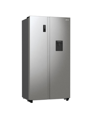 Gorenje Refrigerator | NRR9185EAXLWD | Energy efficiency class E | Free standing | Side by side | Height 178.6 cm | No Frost sys