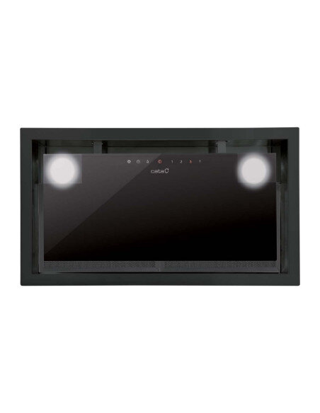 CATA | Hood | GC DUAL A 75 XGBK | Canopy | Energy efficiency class A | Width 79.2 cm | 820 m³/h | Touch control | LED | Black gl
