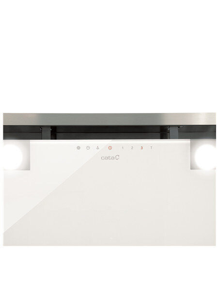 CATA | Hood | GC DUAL A 45 XGWH | Canopy | Energy efficiency class A | Width 45 cm | 820 m³/h | Touch control | LED | White glas