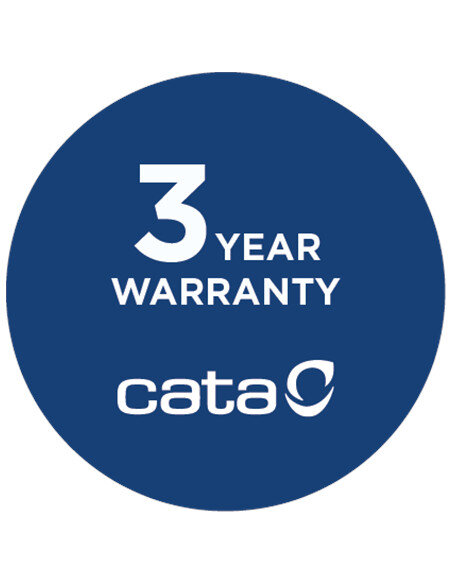 CATA | Hood | GC DUAL A 45 XGWH | Canopy | Energy efficiency class A | Width 45 cm | 820 m³/h | Touch control | LED | White glas