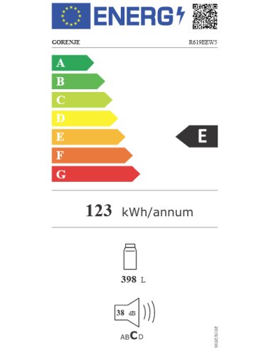 Šaldytuvas GORENJE R619EEW5