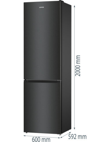 Refrigerator GORENJE NRK6202EBXL4