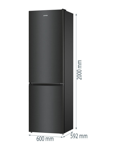 Refrigerator GORENJE NRK6202EBXL4