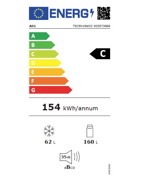 Įmontuojamas šaldytuvas AEG TSC9V18WCC
