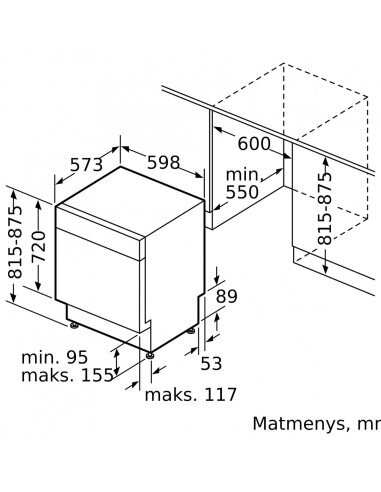 Indaplovė Bosch SMU4HAW01S