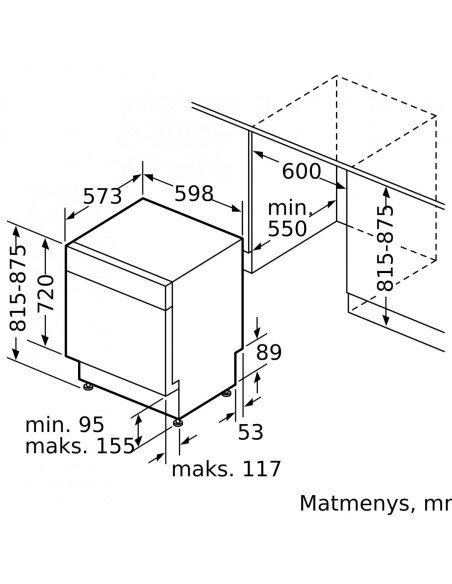 Indaplovė Bosch SMU4HAW01S