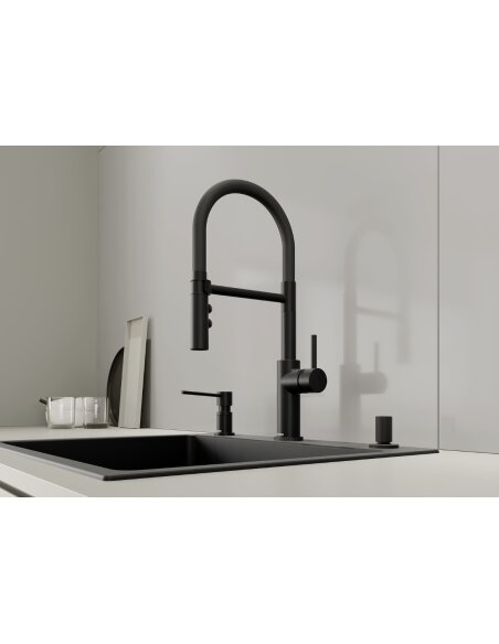 Maišytuvas BLANCO CATRIS-S Flexo Black matt (Filter), 526707