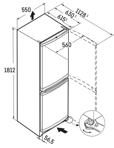 Šaldytuvas LIEBHERR CUef 3331