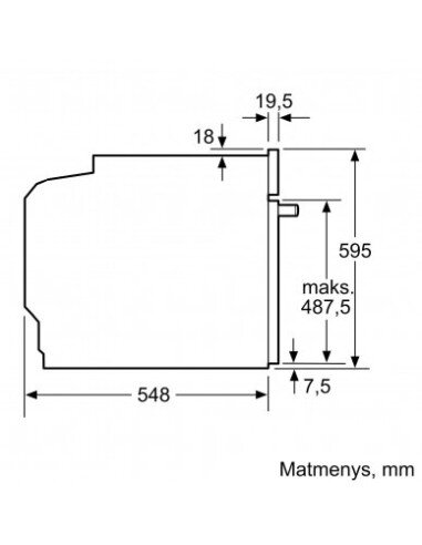 Orkaitė BOSCH HBG7742B1