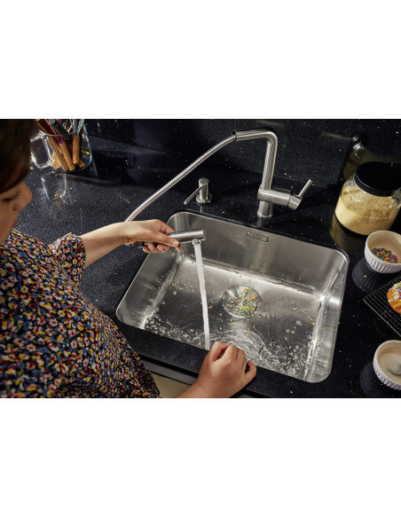 Maišytuvas BLANCO LINUS-S Satin Platinum | 527699