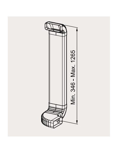 DUCTING KIT PLINTH AIR OUTLET GALILEO STRIPES / GALILEO SLIM