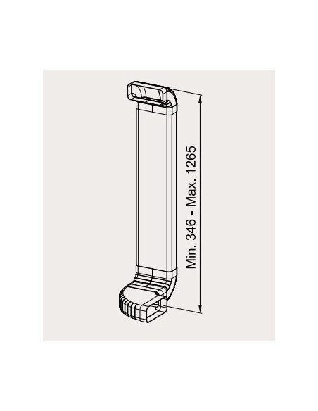 DUCTING KIT PLINTH AIR OUTLET GALILEO STRIPES / GALILEO SLIM