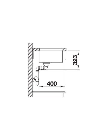 Plautuvė BLANCO SUBLINE 350/350-U SILG Anthracite ,527829