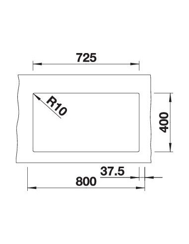Plautuvė BLANCO SUBLINE 350/350-U...