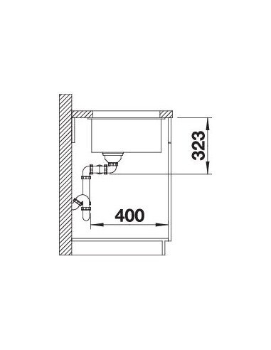 Plautuvė BLANCO SUBLINE 350/350-U...