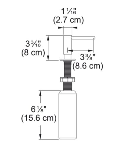 Muilo dozatorius Franke SD Atlas 112.0717.103