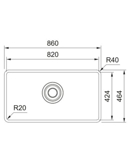 Plautuvė Franke Maris Quiet MQX 110-82 | 122.0694.479