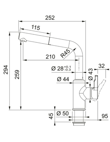 Maišytuvas Franke Urban | 115.0627.523